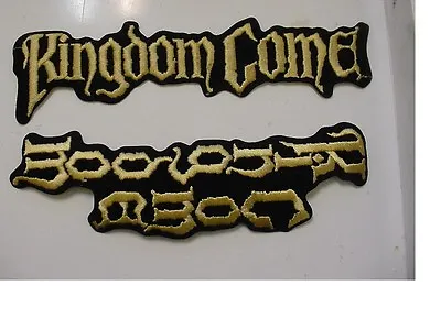 Lot Of 2 LARGE KINGDOM COME VINTAGE IRON PATCH 90's  HEAVY METAL 9.5 &10  • $20