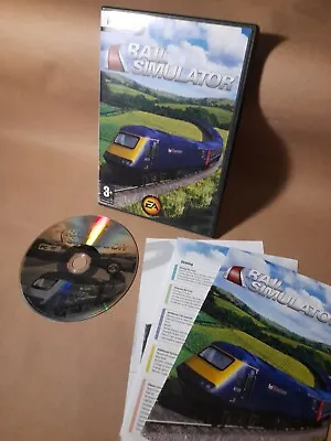 Rail Simulator (PC: Windows 2008) - With Manual Pc Dvd Rom Train Simulator • £3.34