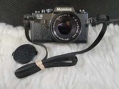 Miyama ZE Quartz 35mm Film Camera With Mamiya-Sekor E 50mm 1:2 Lens • $60