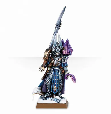Metal Dark Elf Dreadlord With Great Weapon Elves Warhammer Fantasy The Old World • $99.99