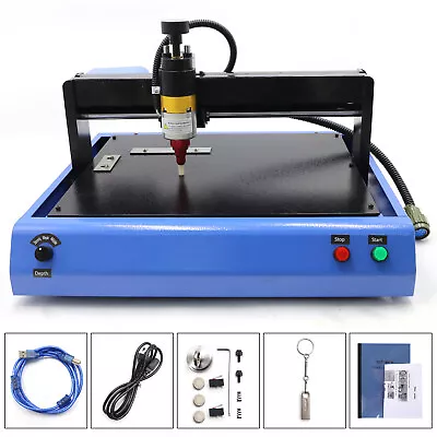 400W Electric Metal Marking Engraving Machine 200x150mm 50mm/s Nameplate 220V • £556.59