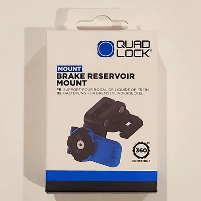 QUAD LOCK Scooter/Motorcycle Brake Reservoir Mount - NEW IN BOX (FREE SHIPPING!) • $49