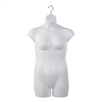 Ladies Plus Size Hanging Torso Form (White) • $34.21