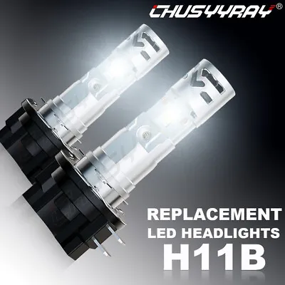 H11B LED Headlight Bulbs For Hyundai Veloster 2012-2017 Lo- Beam Kit 6000K White • $39.99