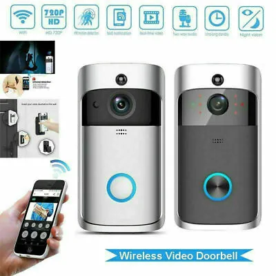 $39.99 • Buy Smart Wireless WiFi Ring Doorbell Intercom Video Camera Door Bell Chime Security