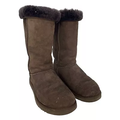 Ugg Australia 5805 Women's Classic Tall Suede Boots Chocolate Size 7W • $18.96