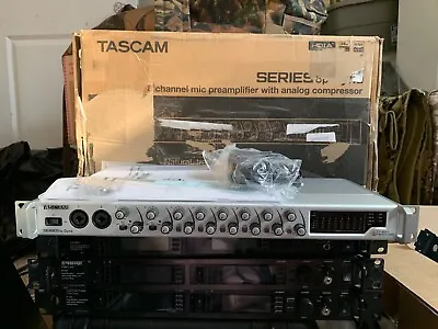 TASCAM 8p Dyna 8-Channel Microphone Preamplifier & Compressor Dual S/MUX Optical • $399.99