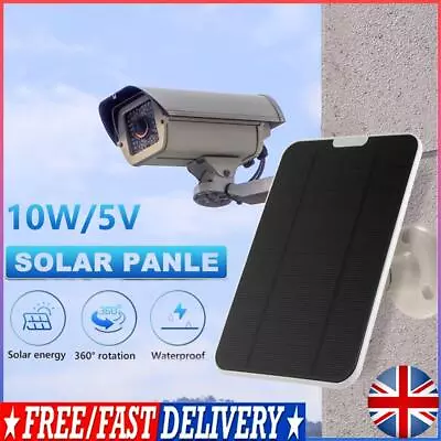 10W 5V Waterproof Solar Panels Kit PET Portable Power Supply For Mobile Phone #F • £12.95