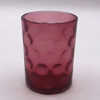 Cranberry Thumbprint Juice Glass Replacement • $21.89