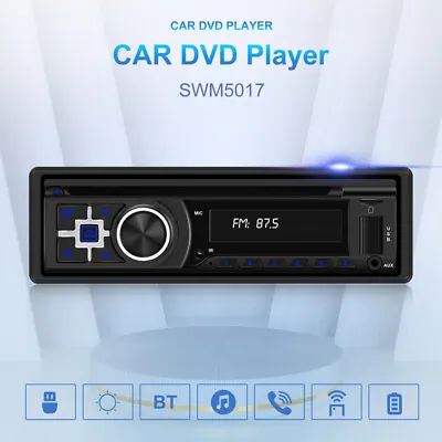 12V DVD/CD Bluetooth Stereo MP3 TF BT USB AUX Car Stero FM/AM FM Radio Player • $82.99