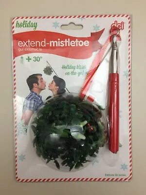 MISTLETOE Christmas STICK! Extend-Mistletoe (NEW) Fast Shipping! • $11.99