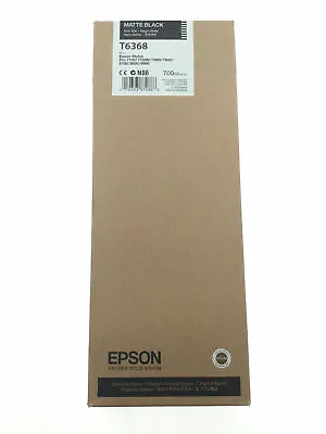 Genuine Epson T6368 Matte Black Ink For Stylus Pro 9890 9900 7700 9700 • $35.99