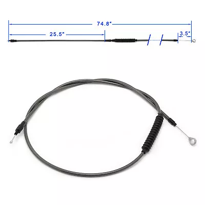 74.8'' Clutch Cable Stainless Steel For Harley Touring Street Glide Road Glide • $55.99