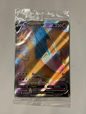 $8.50 • Buy Charizard V SWSH050 Full Art Promo Champion's Path Pokemon Card - NM Sealed