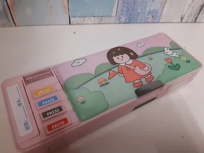 Cute Kawaii Pastel Coloured Pencil Case Multi Functional Compartment Stationery • £17.99