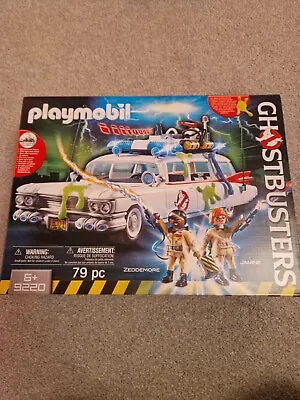 Playmobil Ghostbusters Ecto-1 Vehicle With Light And Sounds Zeddemore And Janine • £44.99