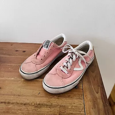 Vans Off The Wall Skateboard Shoes Size 7.5/38 Womens Pink  Casual Surfwear • $19.95