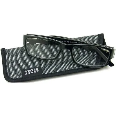 Foster Grant Men's Reading Glasses Rocket Black - Pick Strength • $13.49