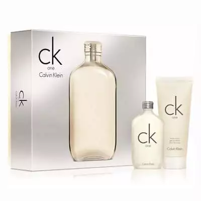 Calvin Klein Ck1 50ml Edt Spray & Body Wash 100ml - New & Boxed - Free P&p - Uk • £52.95