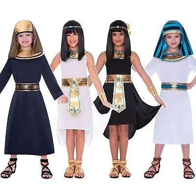 Child Egyptian Kids Cleopatra Queen King Girls Boys Fancy Dress Costume Book Day • £13.99