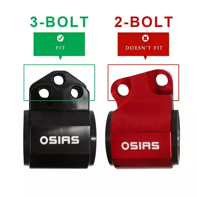 3-bolt For Billet Aluminum Mount Kit Eg Eh/dc D15/d16 B18/b16 Swap Motor • $64.99