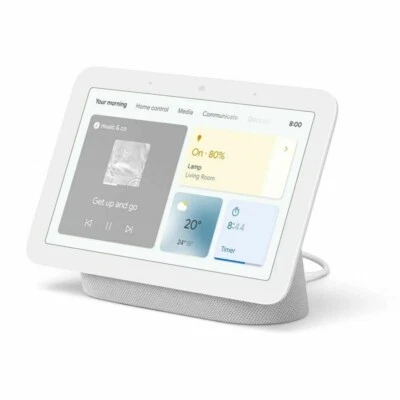 $98 • Buy Google Nest Hub 2nd Gen Chalk Smart Speaker 802.11 Ac Wi-Fi Quad-core BT 5.0