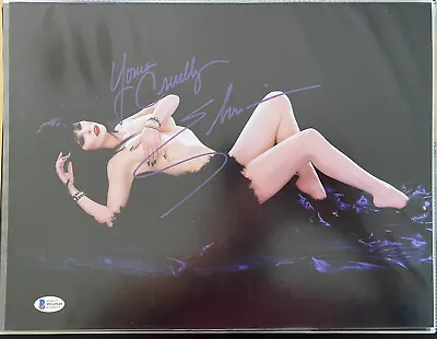Elvira Signed Autographed 11x14 Photo With Beckett Witness COA. B30 • $135