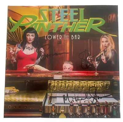 Steel Panther Lower The Bar Autographed Signed LP  Beckett Guaranteed • $99.99