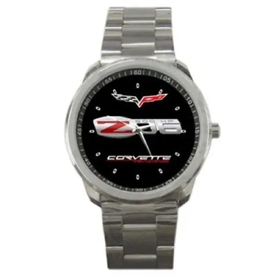 NEW Rare Chevrolet Corvette Z06 Logo Sport Metal Wristwatches • $24.99