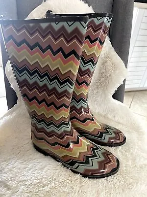 Missoni For Target Venetian Rain Boots Sz (9) Euc Worn Once • $13.56