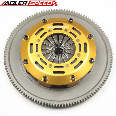 Racing Twin Disc Clutch & Flywheel Kit For Subaru WRX STI EJ25 6 Speed 2004-18 • $499