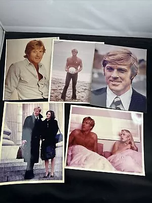 Lot Of X5 ACTOR ROBERT REDFORD - 8X10 PHOTOS • $10