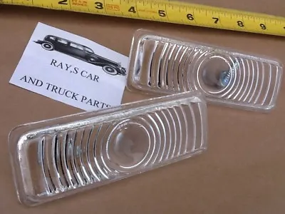 New Set 47 48 49 50 51 52 53 Chevy Truck Replacement Glass Park Light Lens ! • $12.99