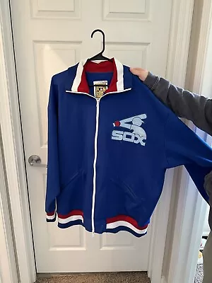 Mitchell Ness Throwback Jacket Chicago White Sox Vintage Sz. 58 • $19.99