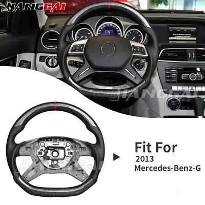 Carbon Fiber LED Steering Wheel For Mercedes-Benz C E CLS GLA G Class 2013-2015 • $699