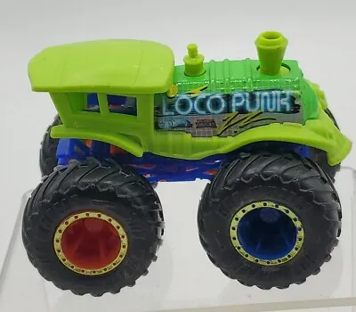 Hot Wheels Monster Truck LOCO PUNK Green Train Vehicle 1:64 Scale Mattel • $9.99