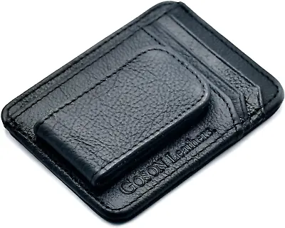 Leather Money Clip Wallet For Men Front Pocket Wallet Credit Card Holder Slim • $13.72
