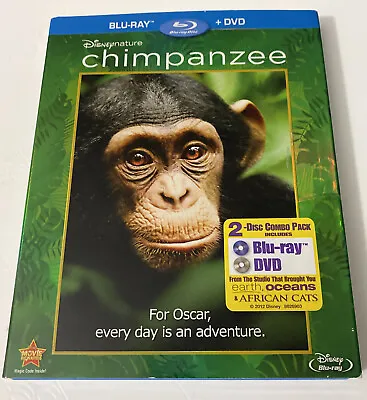 Chimpanzee (Blu-ray/DVD 2012 2-Disc Set) Disney Nature • $2.99