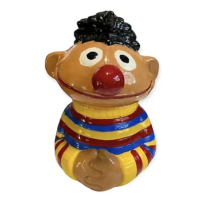 Vintage Ernie Cookie Jar Muppets Inc Jim Henson 1970s Retro Pottery • $22.49