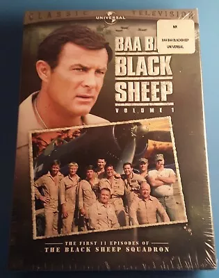 Baa Baa Black Sheep Vol 1 DVD Set New Sealed Classic TV Starring Robert Conrad  • $22.99