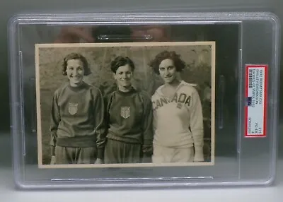 1932 German Los Angeles OLYMPICS Reemtsma Trading Card PSA 4 BABE DIDRIKSON Usa • $245