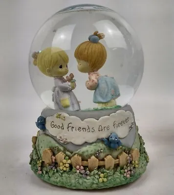 2000 Precious Moments  Good Friends Are Forever  By Enesco Musical Snow Globe • $33.71
