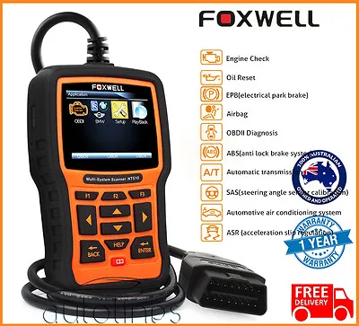 FOXWELL NT510 OBD2 Auto Fault Code Reader Reset Diagnostic Scan Tool Fits SAAB • $189.13