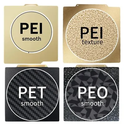 PEO/PET/PEI Magnetic Build Plate Double Side Spring Steel Sheet Hotbed Sheet New • $65.04