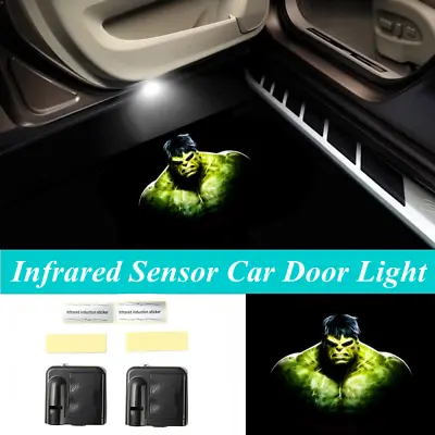 $18.04 • Buy LED Car Door Welcome Laser Projector The Avengers 3D Hulk Logo Shadow Light