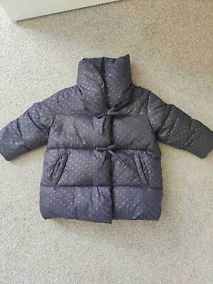 ZARA Girls 2-3 Years Down Feather Warm Waterproof Coat Plus Rain Jacket Bundle • £15