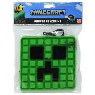 Minecraft Creeper Fidget Popper Keychain • $8.73