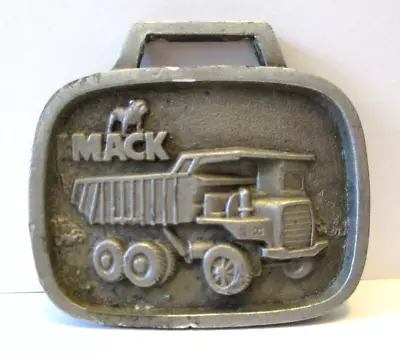 Mack Dump Truck Bulldog Trademark Promo Advertising Promo Pocket Watch Fob • $23.99