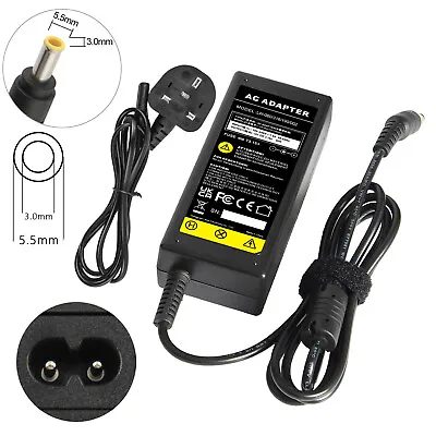 For SAMSUNG NP350V5C-A08UK Laptop Charger Power Supply+ Mains Cable • £9.99