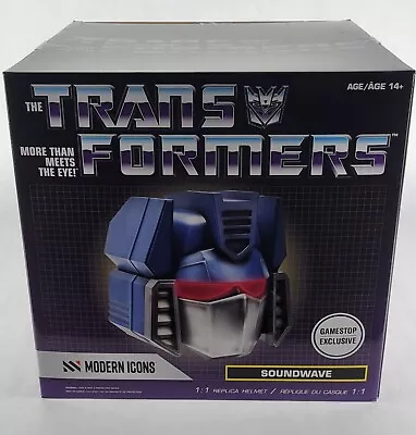 Hasbro Modern Icons Transformers Soundwave Helmet Replica GameStop Exclusive New • $95